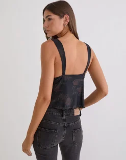 Khory Cami Top in Dynamic Rose