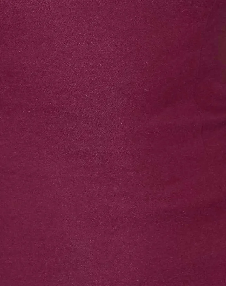 Kivara Bandeau Tailored Top in Burgundy