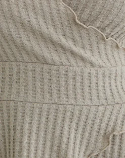 Kiwari Top in Waffle Knit Stone
