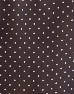Kota Chiffon Blouse in Black with Micro Polka Print