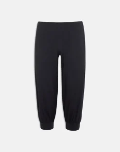 Kurty Capri Trouser in Rayon Jersey Black