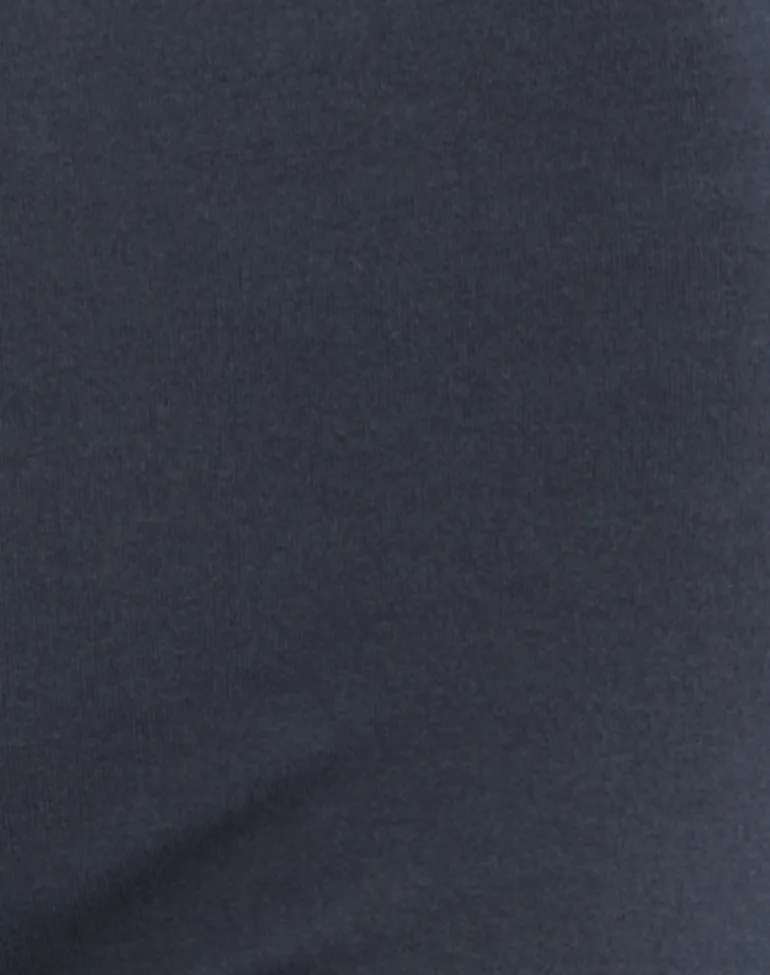 Kyogai Capri Trouser in Jersey Ocean Storm with Eyelets