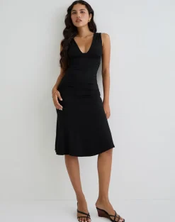 Laluma Midi Dress in Black