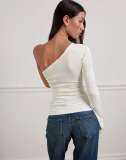 Lasya Long Sleeve Top in Off White