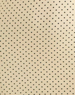Letiria Mini Dress in Butter Yellow with Micro Polka Dots