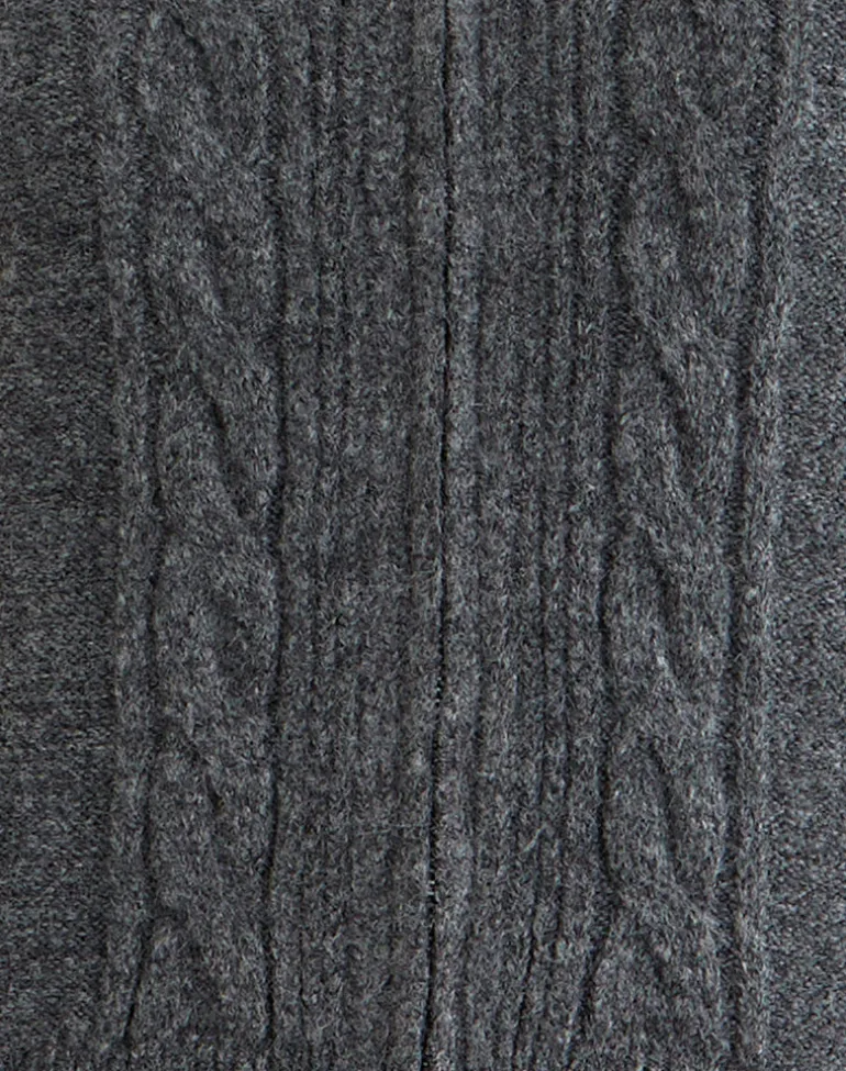 Lilena Zip Jumper in Knit Dark Shadow