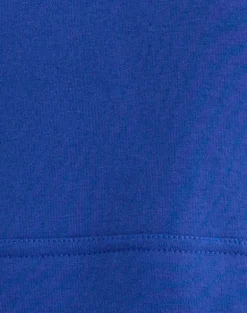 Lingwu Hoodie in Cobalt Blue with Buttermilk Binding