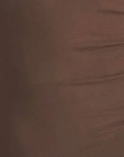 Lorie Halter Top in Cupro Bitter Chocolate