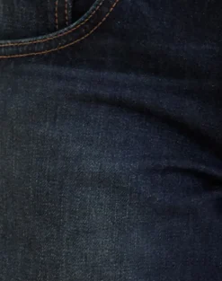 Low Rise Parallel Jeans in Dark Green Tint