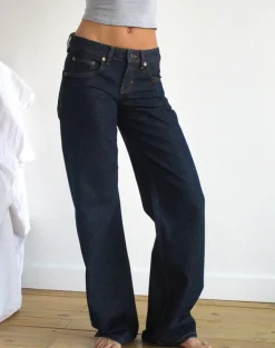 Low Rise Parallel Jeans in Heritage Indigo