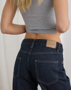 Low Rise Parallel Jeans in Heritage Indigo