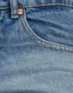 Low Rise Parallel Jeans in Powder Blue
