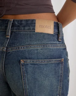 Low Rise Roomy Jeans in Aged Mid Blue