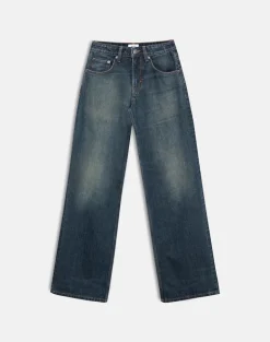 Low Rise Roomy Jeans in Aged Mid Blue