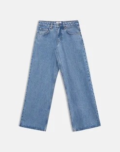 Low Rise Roomy Jeans in Blue Stone