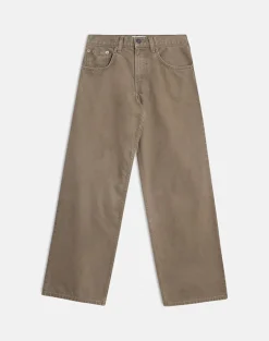 Low Rise Roomy Jeans in Bronze