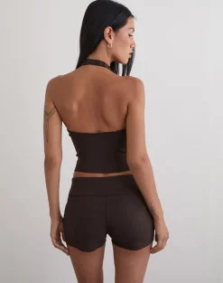 Lucen Mini Short in Tailoring Brown