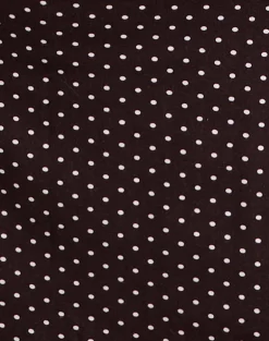 Luel Wrap Skort in Micro Polka Brown