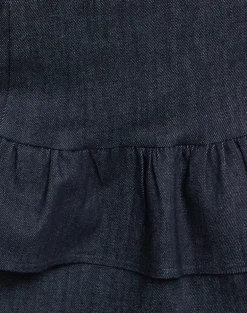 Luminis Mini Dress in Dark Denim Indigo