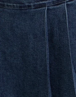 Lupi Micro Skirt in Chambray Vintage Blue