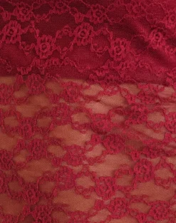 Maggha Halterneck Top in Mari Lace Red