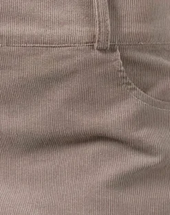 Mahito Skort in Babycord Light Taupe