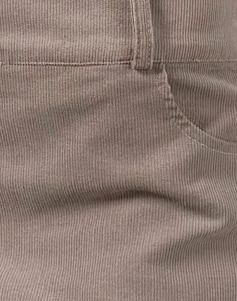 Mahito Skort in Babycord Light Taupe