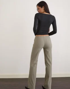 Maite Pocket Trouser in Tailoring Taupe