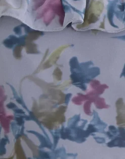 Maitra Cami Top in Chiffon Shadow Lily Blue