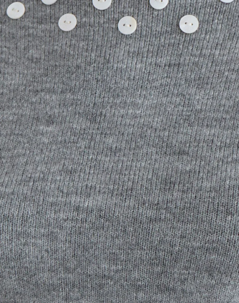 Manahi Jumper in Pearl Knit Grey