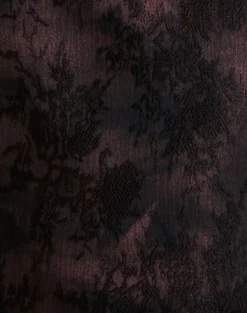Marinda Top in Jacquard Dark Purple Floral
