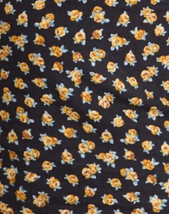 Marsina Halterneck Top in Ditsy Floral Bronze