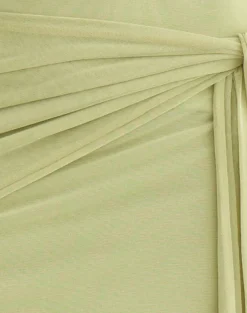 Meidina Midi Skirt in Mesh Pistachio