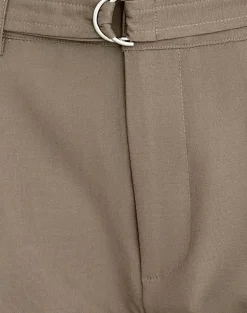 Miluta Short in Tailoring Dark Beige