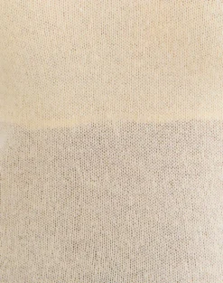 Misora Long Sleeve Top in Sheer Knit Lemon