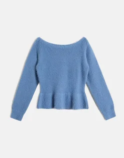 Mizuki Top in Knit Dusty Blue