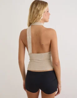 Mufasa Top in Moss Petal Coconut Milk