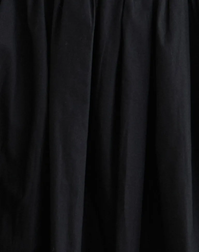 Murphy Knee Length Skirt in Black