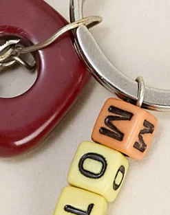 Mushroom Gem Keychain