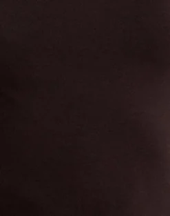 Muzan Long Sleeve Top in Rayon Jersey Chocolate Brown