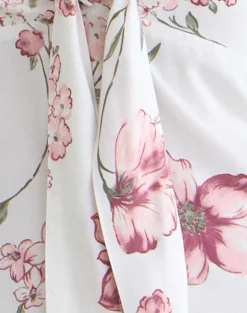 Nalami Midi Dress in Femme Floral White