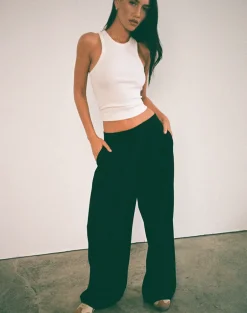 Nala Pleated Trouser in Tailoring Black