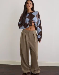 Nala Trouser in Tailoring Beige