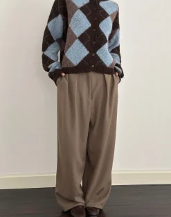 Nala Trouser in Tailoring Beige