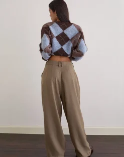 Nala Trouser in Tailoring Beige