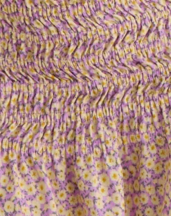 Nalesa Mini Skirt in Flower Fun Lilac Lemon