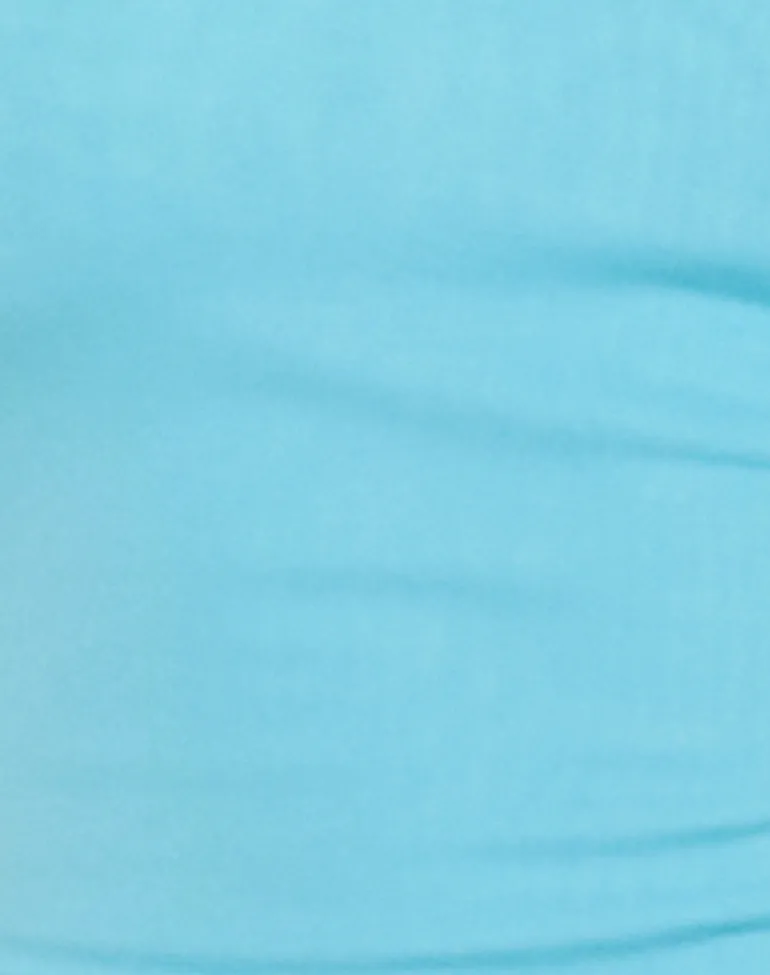 Nalu Short in Cupro Aqua