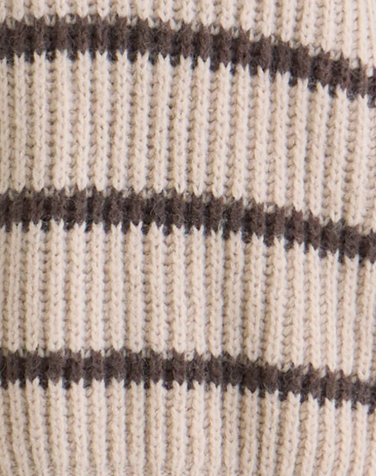 Namirta Jumper in Mono Stripe Oat