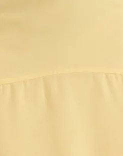 Namora Midi Skirt in Chiffon Pastel Yellow