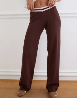 Natela Trouser in Dark Brown
